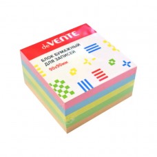 Блок бумаги для заметок 90*90*50 цветной 80г/м2 deVente пастельные цвета