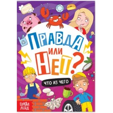 Обучающая книга «Правда или нет? Что из чего»
