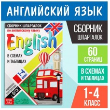 Сборник шпаргалок по английскому языку, 1-4 кл