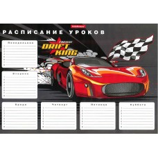 Расписание уроков А4 Размер 297*210 мм.