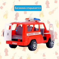 Машина инерционная «Пожарная охрана», с открывающимися дверьми