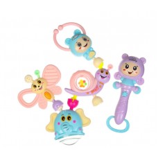 Набор погремушек Крошка Я «Собери меня», 5 шт., нежные цвета
