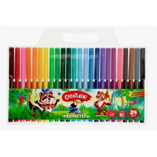Фломастеры Creativiki 24 цвета
