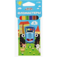 Фломастеры "Синий трактор" 6 цветов