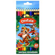 Карандаши 12 цв. КЦ12КР Creativiki Карандаши 12 цв. КЦ12КР Creativiki
