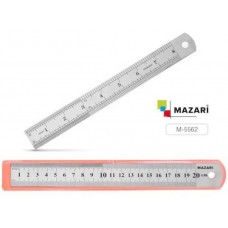Линейка металлическая 20 см. Mazari