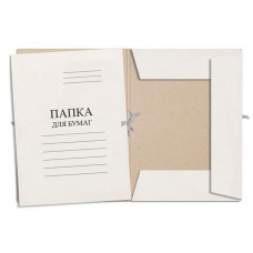 Папка для бумаг с завязками бумажная 380г/м2 deVente