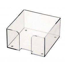 Подставка для бумажного блока Attomex 9x9x5 см., прозрачная