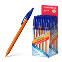 Ручка шариковая Erich Krause R-301 Matic Orange, узел 0.7 мм., автоматическая