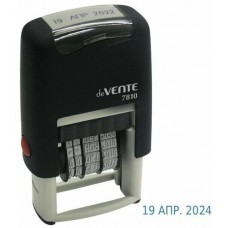 Датер автоматический "deVente" 7810, 3 мм., буквенное отображение месяца, в блистере, шт.