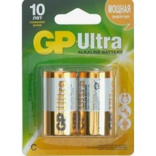 Элемент питания (батарейка) щелочной. GP Ultra 14АU-UЕ2 (LR14-1,5 V)