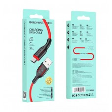 Кабель Borofont BX 63 micro USB 2A 1 метр, красный