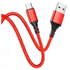 Кабель micro BSB BX 54 Красный (ткань)