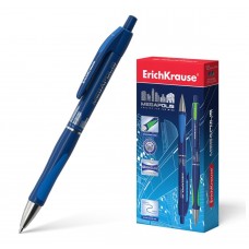 Ручка шариковая автоматическая Megapolis Concept, резиновый упор, узел 0.7 мм, чернила синие
